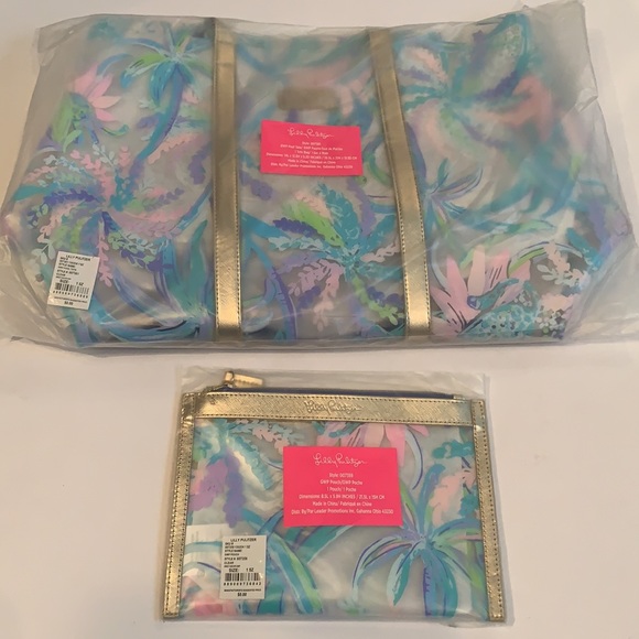 Lilly Pulitzer Handbags - Lilly Pulitzer Pool Tote & Pouch • NEW